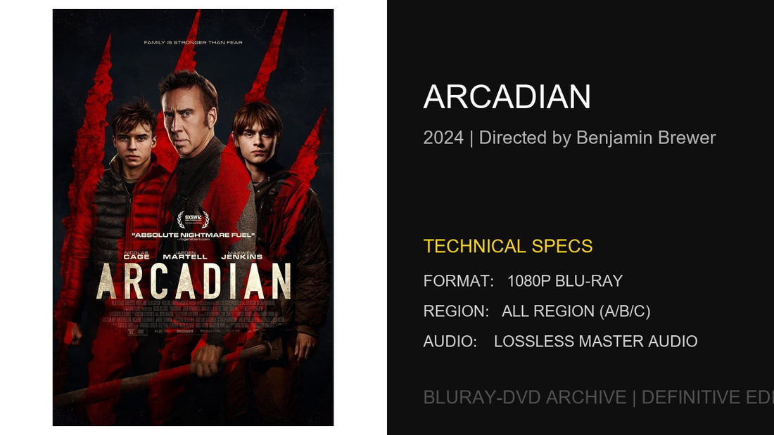 Arcadian (2024): Benjamin Brewer's Large-Format Post-Apocalyptic Creature Feature