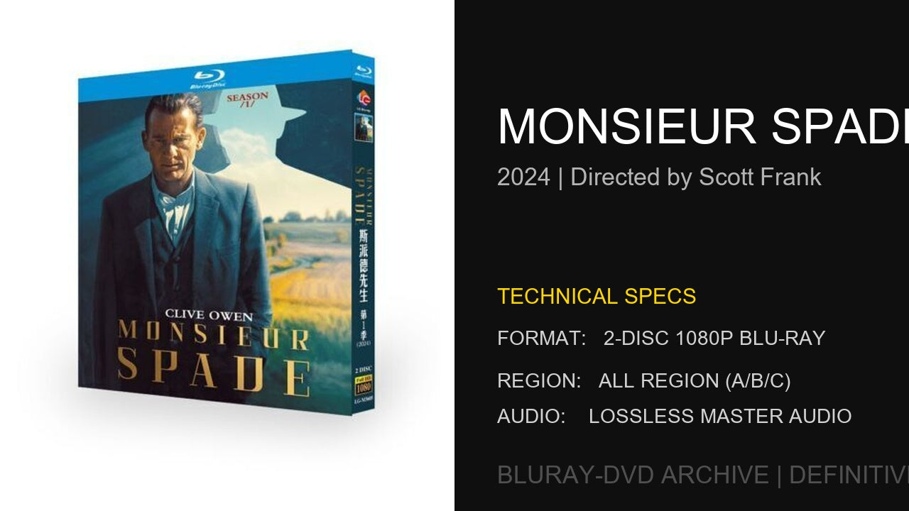 Monsieur Spade (2024): Clive Owen and David Katznelson's Sun-Drenched Neo-Noir