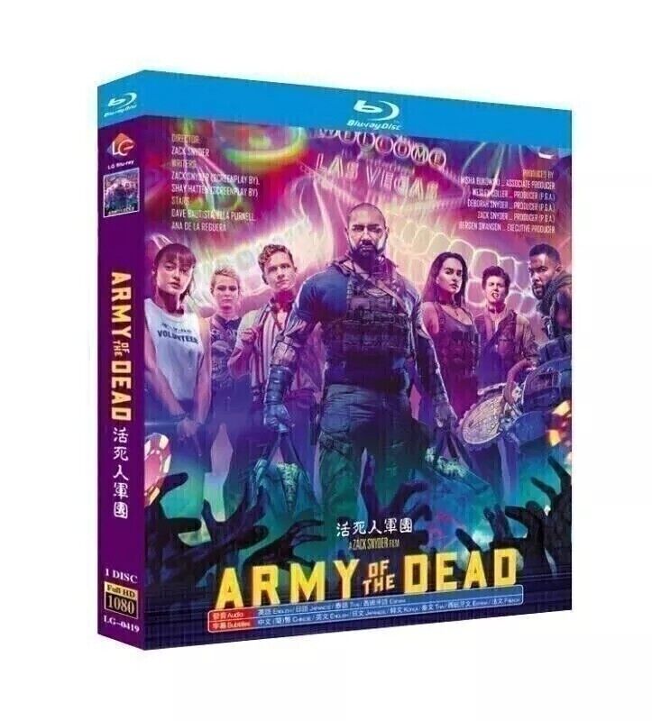 (2021) 1-Disc Army Of The DeadUSA All RegionPlay 1080P Seal Box NEW Blu-ray