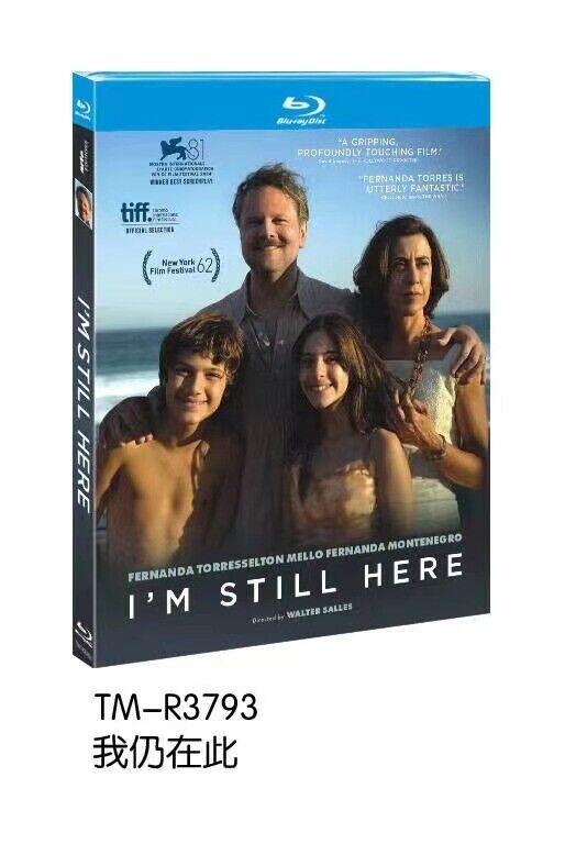 Ainda estou aqui‎ (2024): 1-Disc All RegionPlay 1080P Seal Box NEW Blu-ray