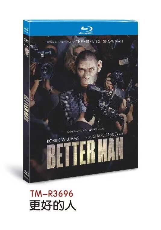 Better Man‎ (2024) 1-Disc All RegionPlay 1080P Seal Box NEW Blu-ray
