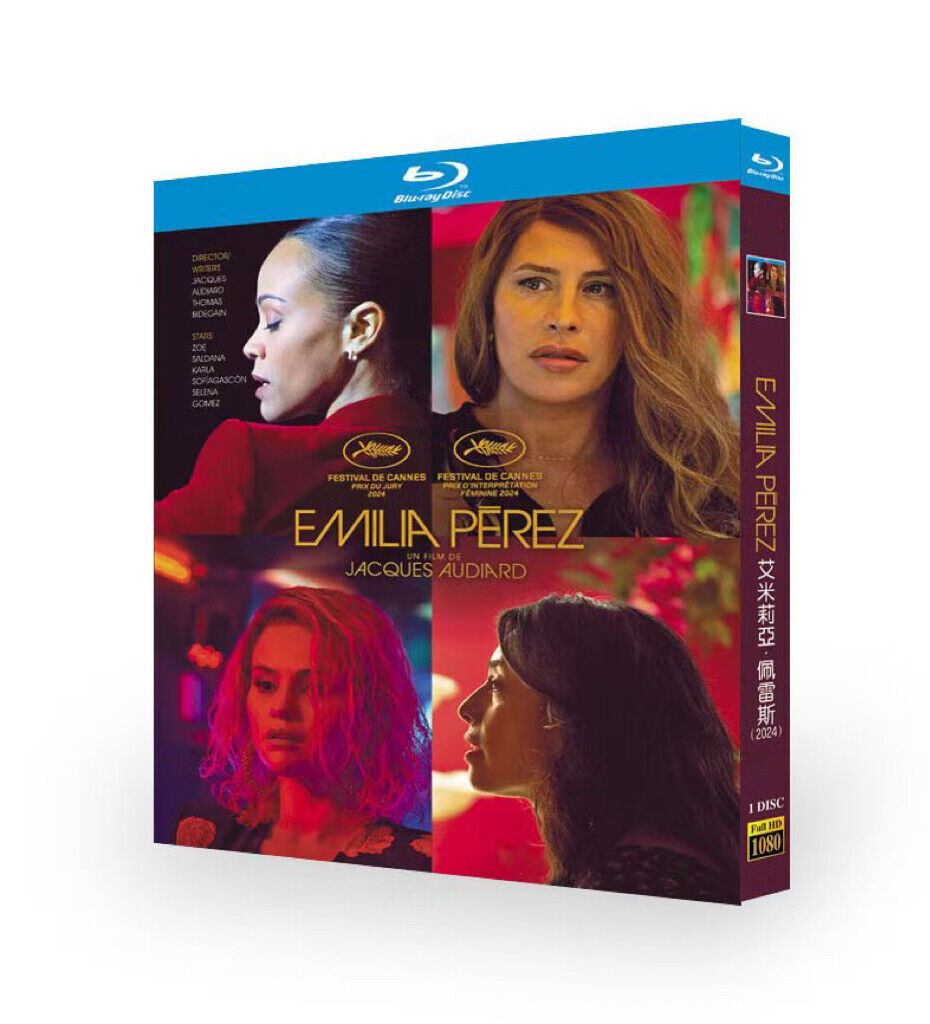 Emilia Pérez (2024) 1-Disc All RegionPlay 1080P Seal Box NEW Blu-ray