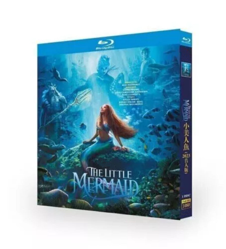 The Little Mermaid (2023) 1-Disc All RegionPlay 1080P Seal Box NEW Blu-ray