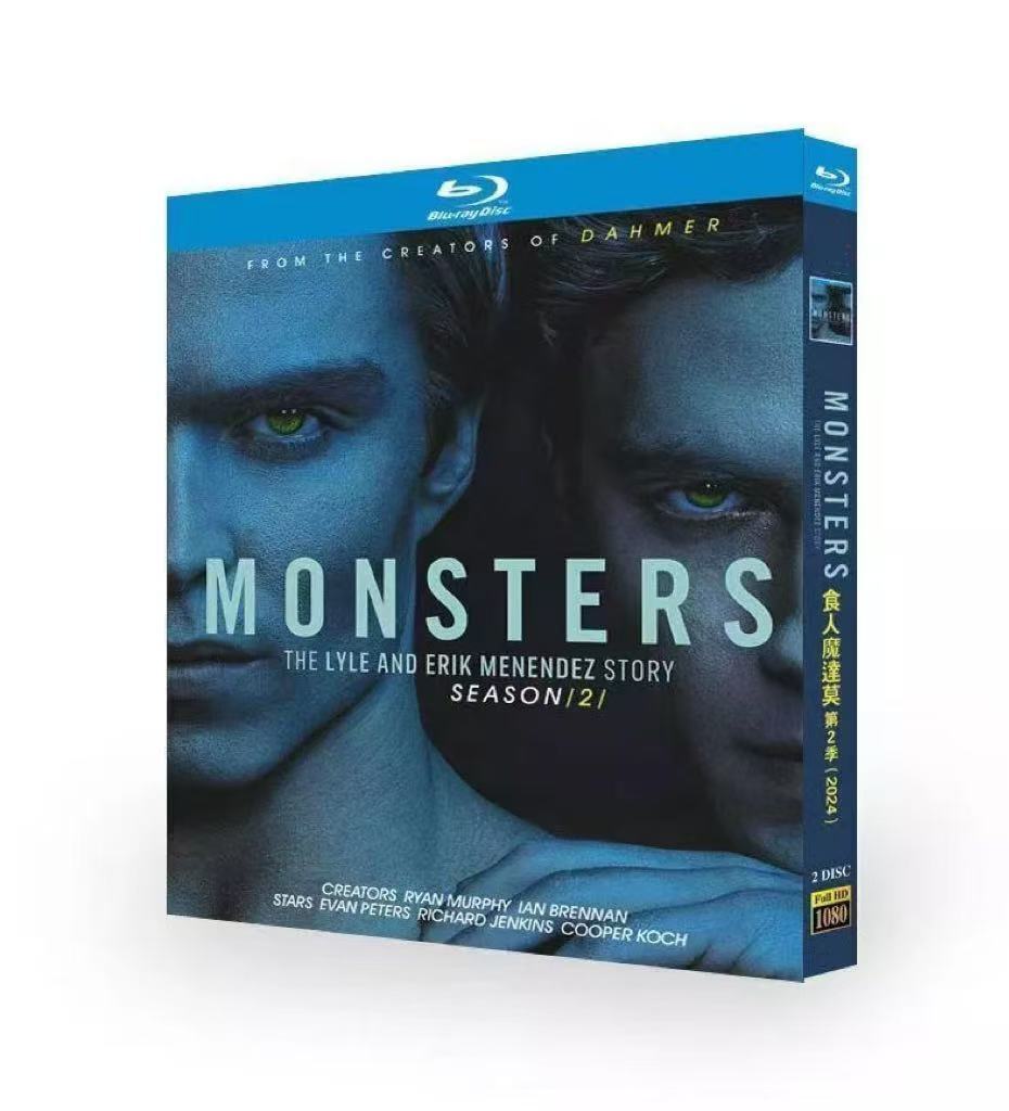 Monsters: The Lyle and Erik Menendez Story Season 2 (2024) 2-Disc All RegionPlay 1080P Seal Box NEW Blu-ray