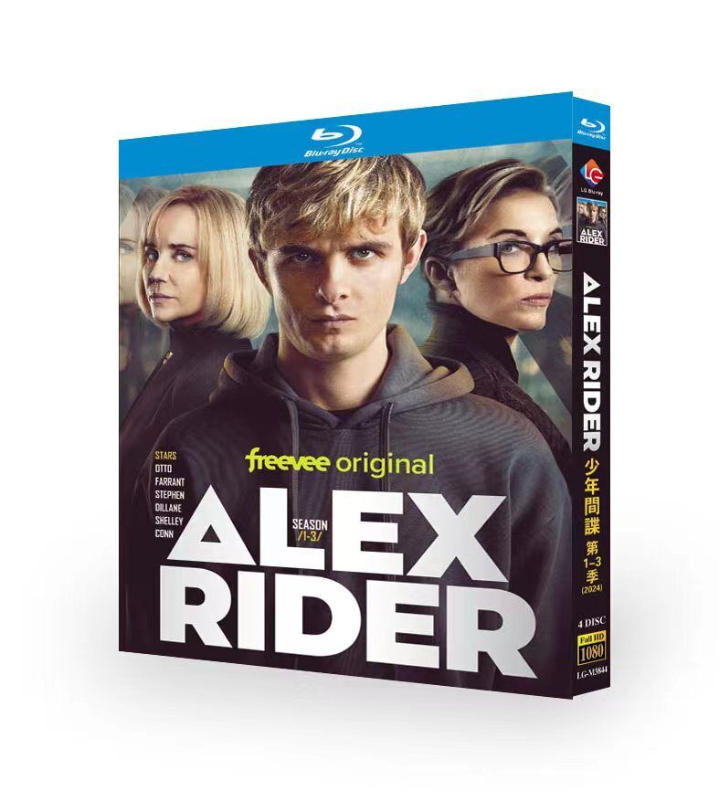 Alex Rider Season 1 3 (2024): 4 -Discs All RegionPlay 1080P Seal Box NEW Blu-ray
