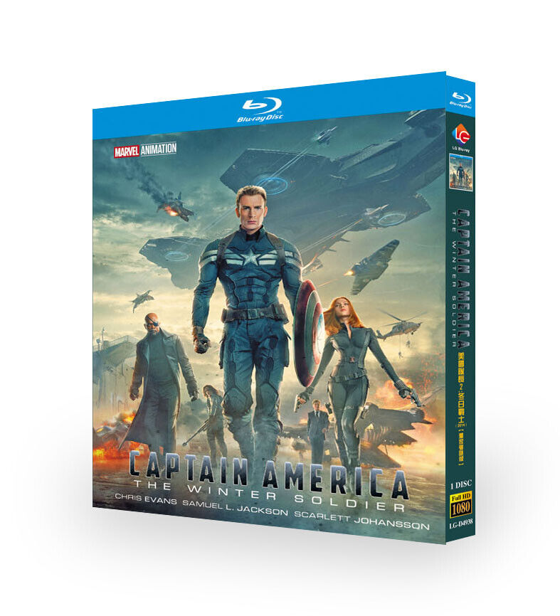 Captain America: The Winter Soldier: 2014 1-Disc All RegionPlay 1080P Seal Box NEW Blu-ray