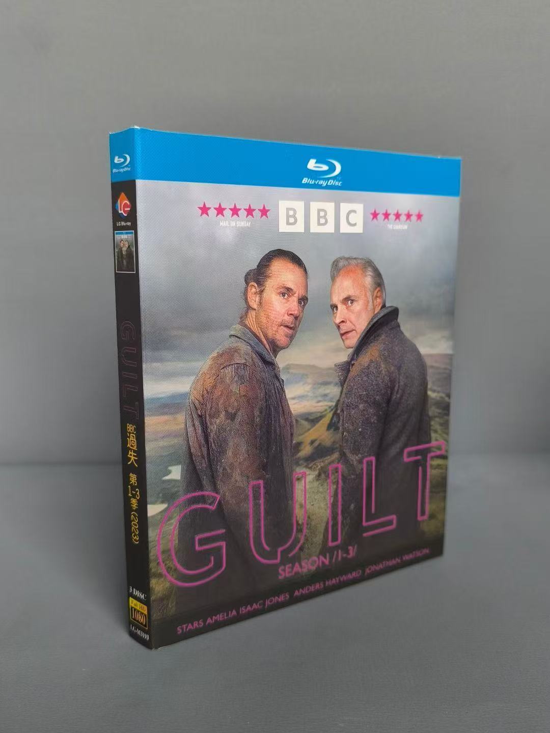 Guilt Season 1-3: 3-Disc All RegionPlay 1080P Seal Box NEW Blu-ray