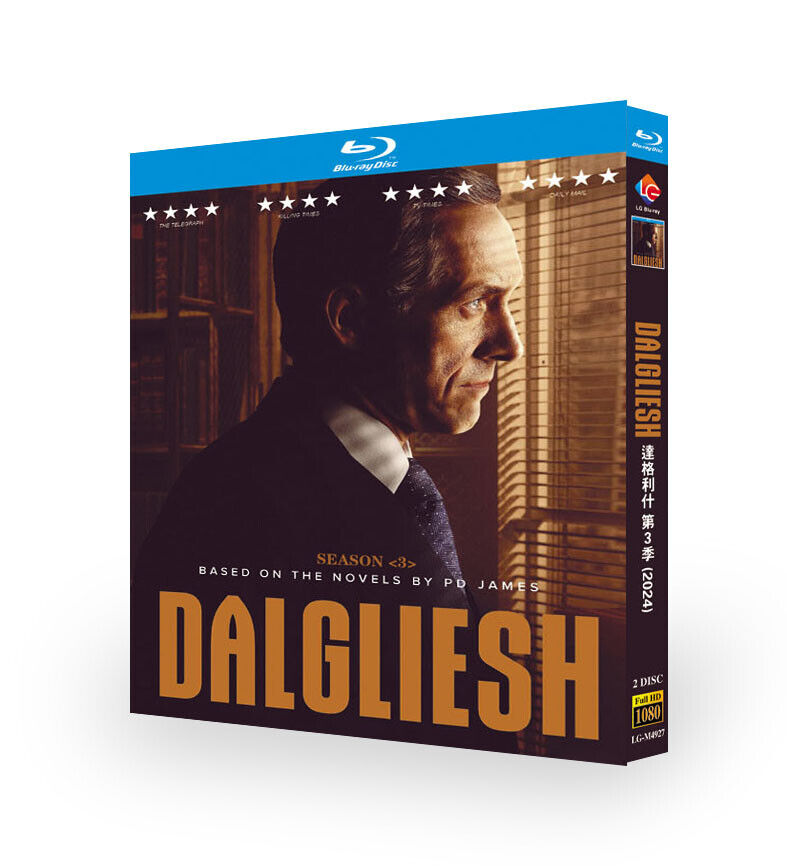 Dalgliesh Season 3: 2024 2-Disc All RegionPlay 1080P Seal Box NEW Blu-ray