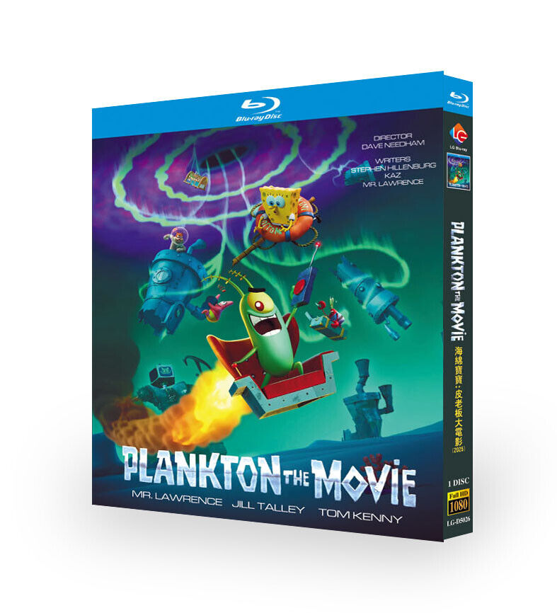 Plankton: The : 2025 1-Disc All RegionPlay 1080P Seal Box NEW Blu-ray