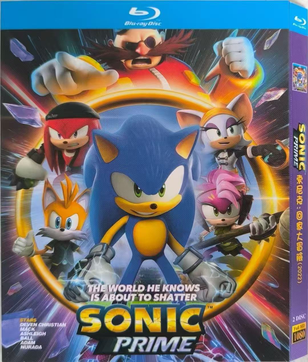 Sonic Prime Season 1 (2022) 2-Disc All RegionPlay 1080P Seal Box NEW Blu-ray