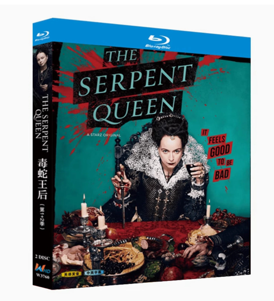 The Serpent Queen Season 1-2 2-Disc All RegionPlay 1080P Seal Box NEW Blu-ray