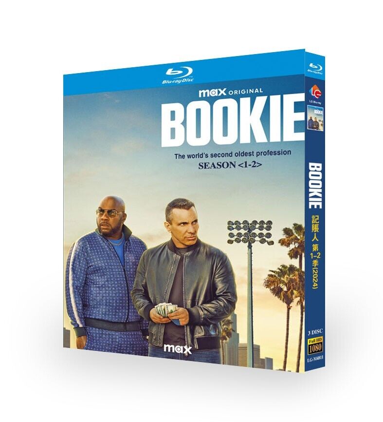 Bookie Season 1-2‎ (2024) 3-Disc All RegionPlay 1080P Seal Box NEW Blu-ray