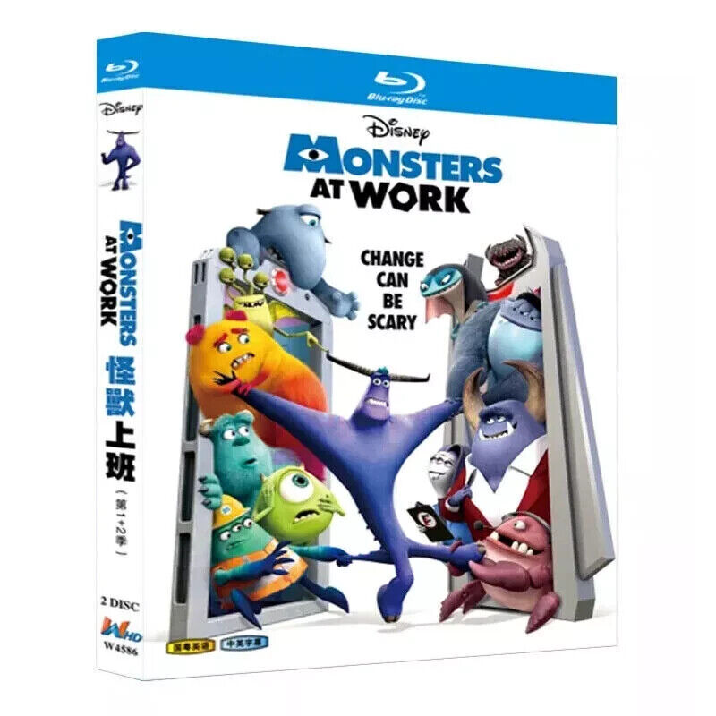 Monsters at Work Season 1-2(2024) 2-Disc All RegionPlay 1080P Seal Box NEW Blu-ray