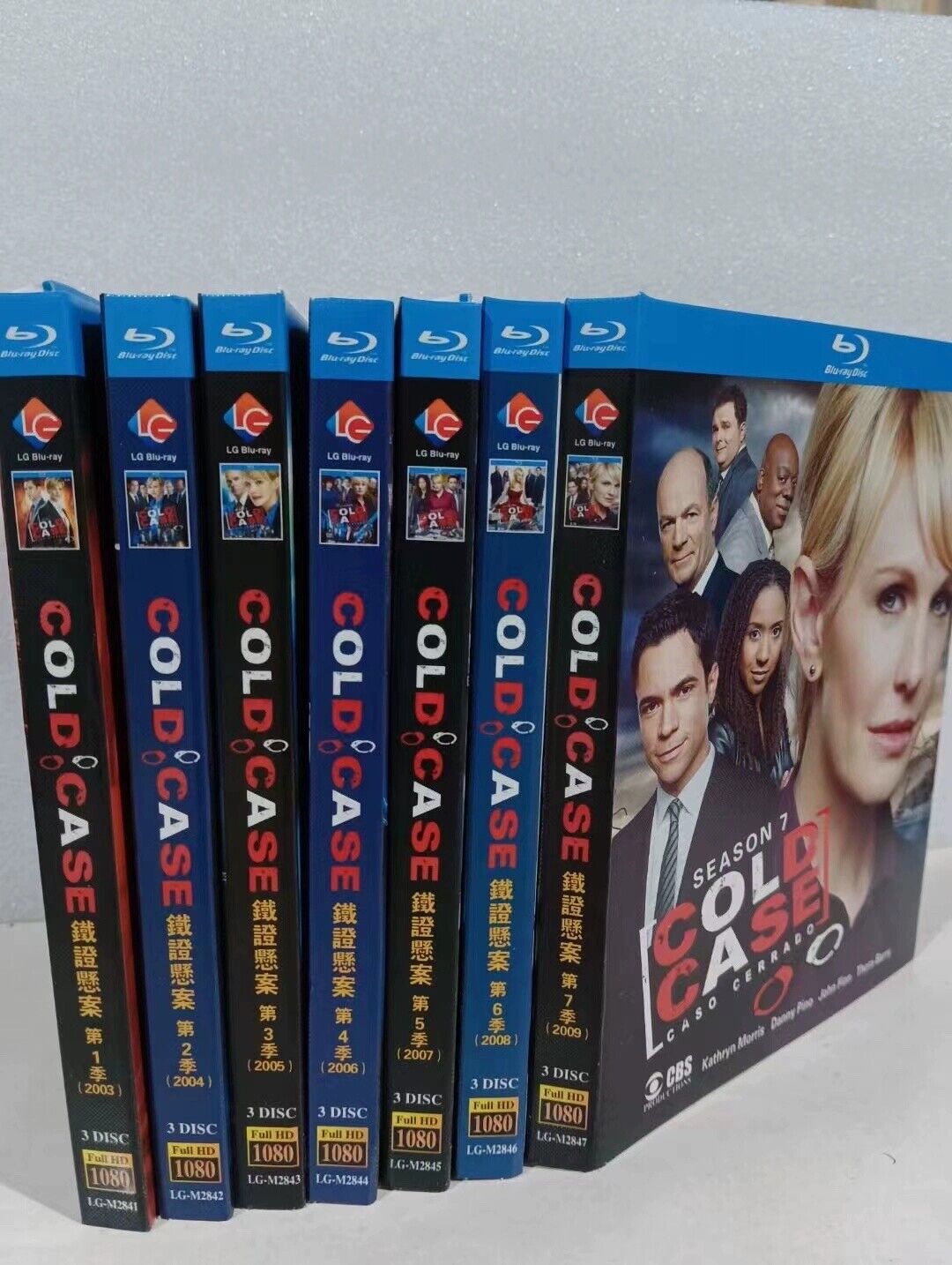 Cold Case Season 1-7 21-Disc All RegionPlay 1080P Seal Box NEW Blu-ray