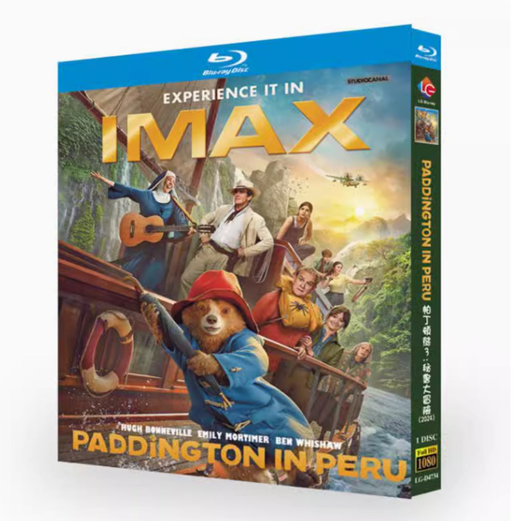 Paddington Season 1-2-3 3-Disc All RegionPlay 1080P Seal Box NEW Blu-ray