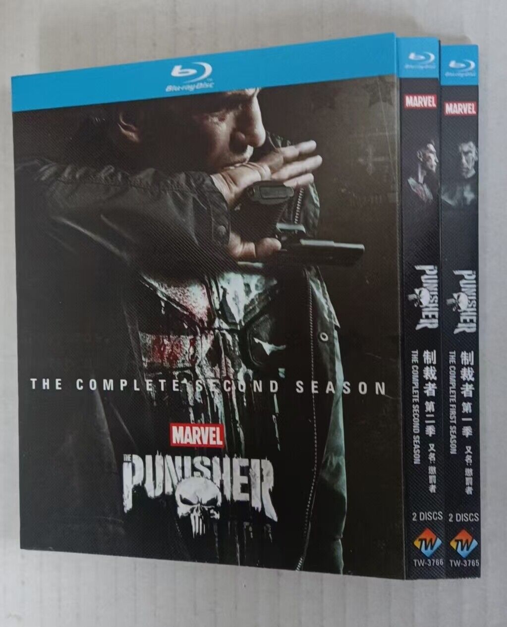 The Punisher Season 1-2 4-Disc All RegionPlay 1080P Seal Box NEW Blu-ray