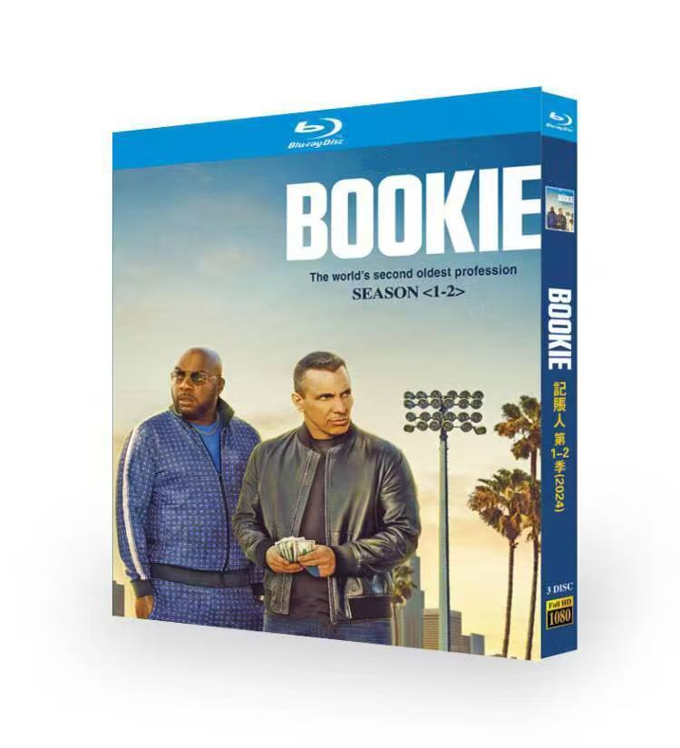 Bookie Season 1-2 3-Disc All RegionPlay 1080P Seal Box NEW Blu-ray