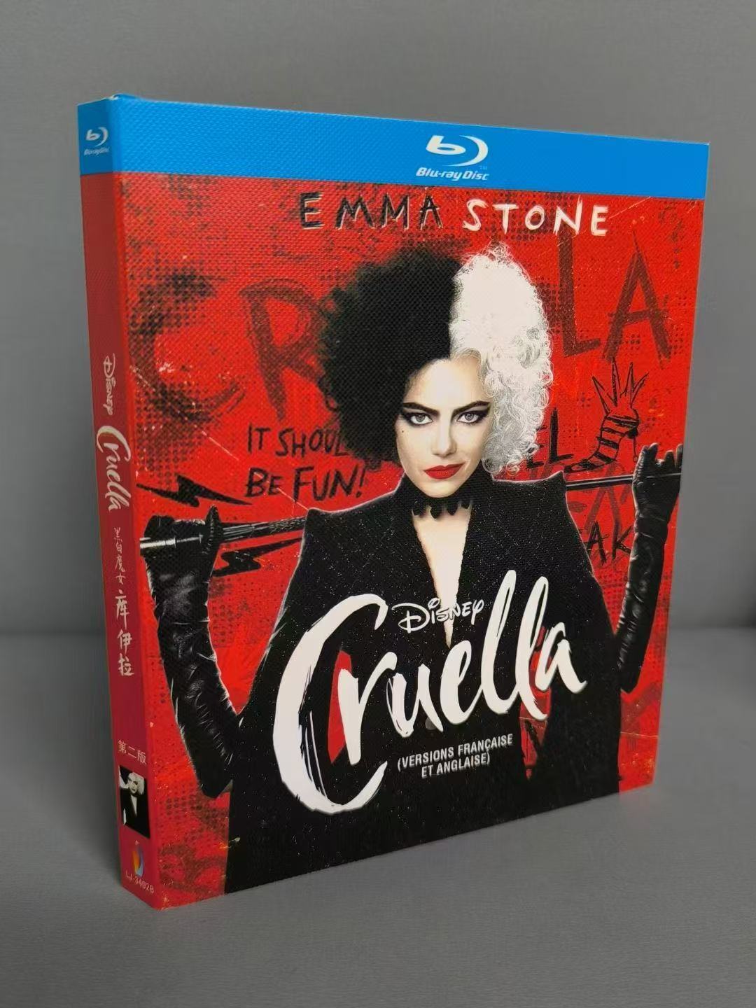 Cruella‎ (2021): 1-Disc All RegionPlay 1080P Seal Box NEW Blu-ray