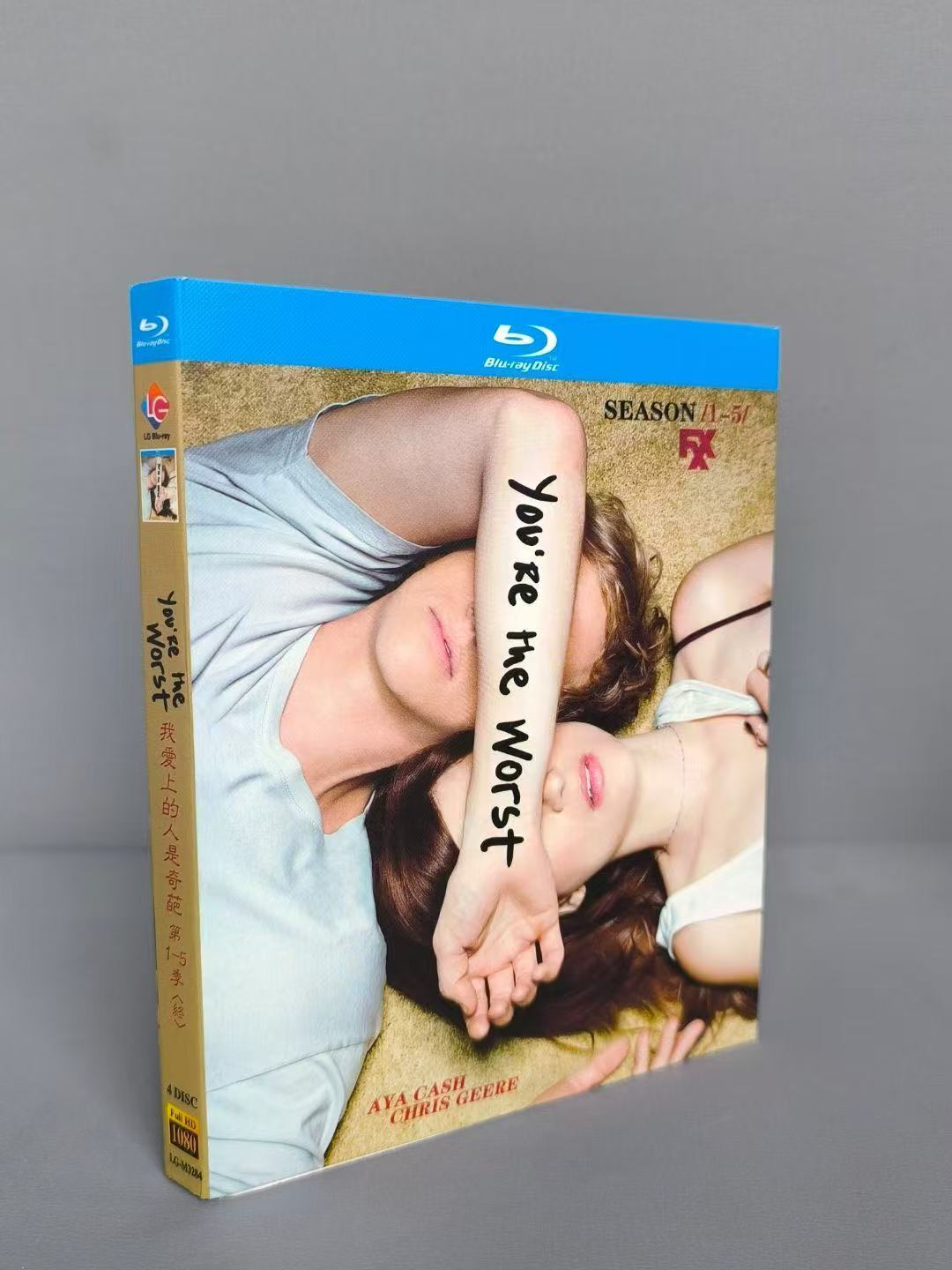 You're the Worst Season 1-5: 4-Disc All RegionPlay 1080P Seal Box NEW Blu-ray