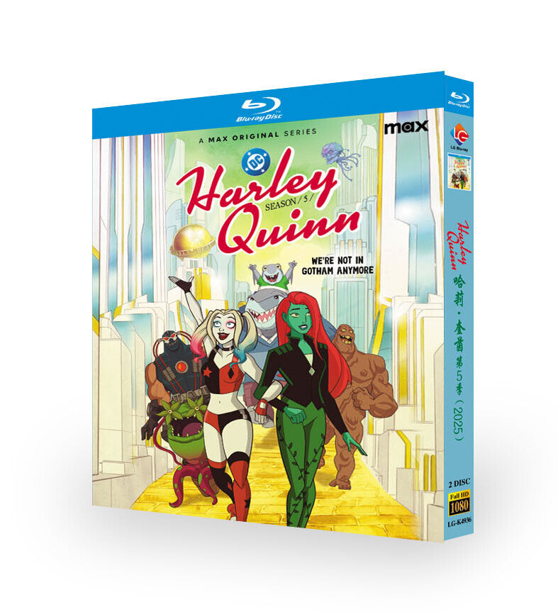 Harley Quinn Season 5‎ (2025): 2-Disc All RegionPlay 1080P Seal Box NEW Blu-ray