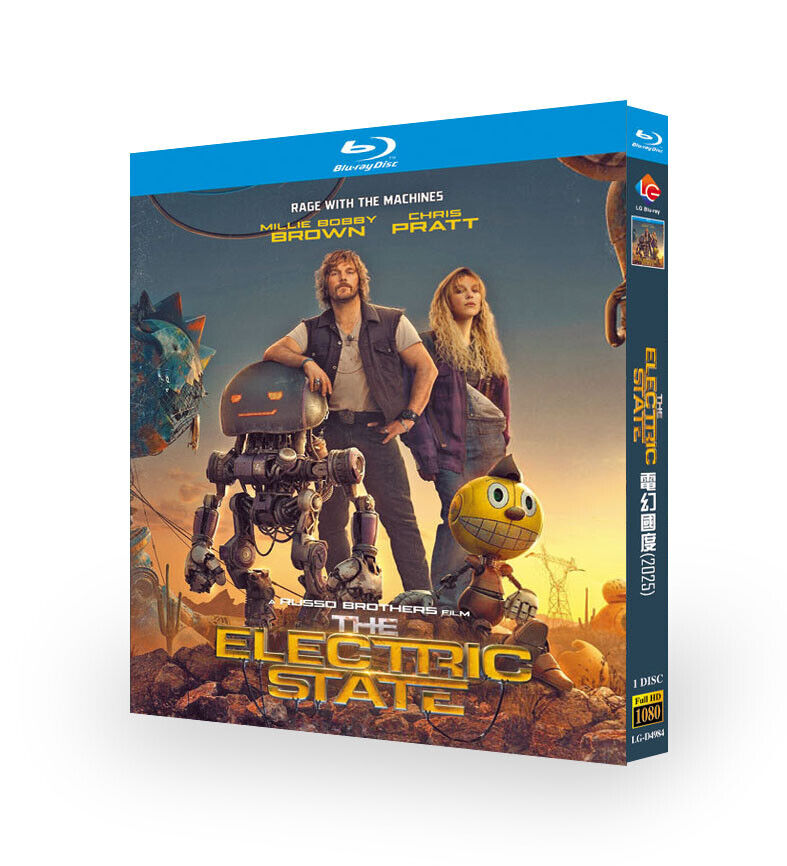 The Electric State (2025) 1-Disc All RegionPlay 1080P Seal Box NEW Blu-ray