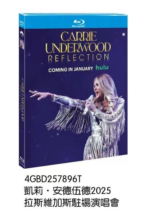 Carrie Underwood's Las Vegas residency concert (2025): 1-Disc All RegionPlay 1080P Seal Box NEW Blu-ray