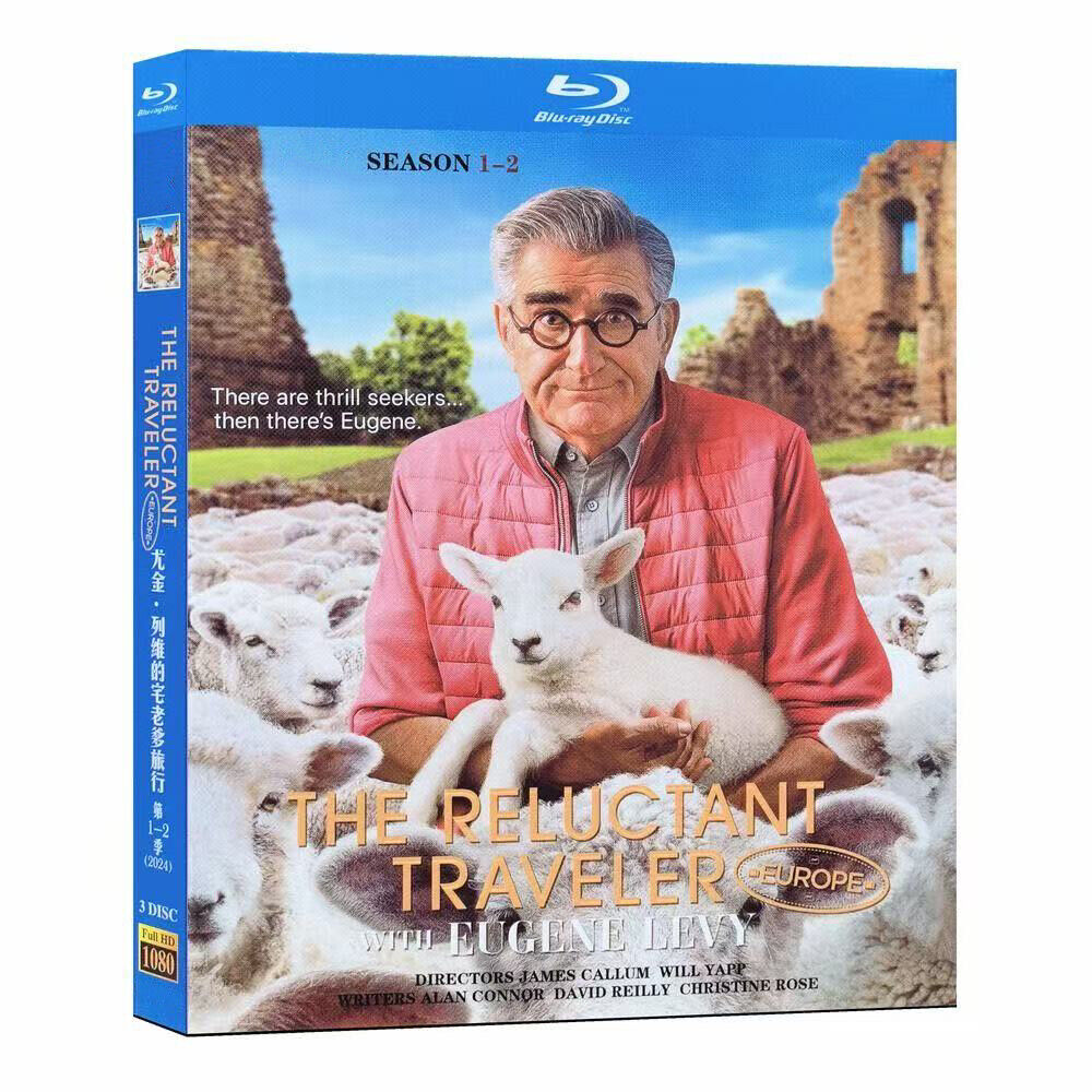 The Reluctant Traveler with Eugene Levy Season 1-2 3-Disc All RegionPlay 1080P Seal Box NEW Blu-ray