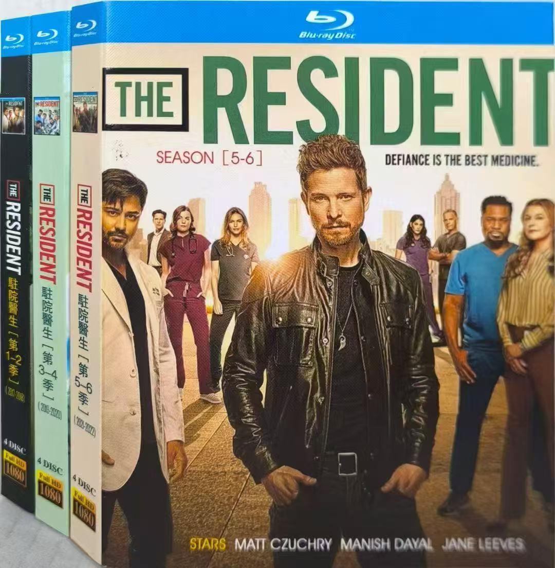 The Resident Season 1-6 12-Disc All RegionPlay 1080P Seal Box NEW Blu-ray