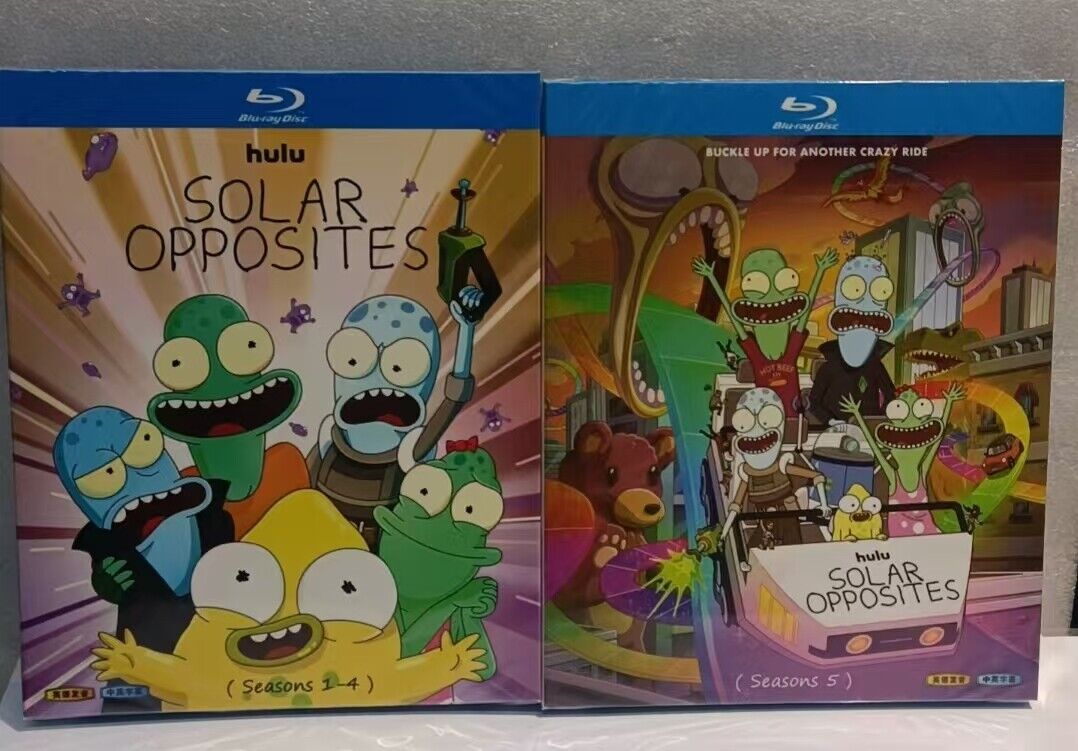 Solar Opposites Season 1-5: 4-Disc All RegionPlay 1080P Seal Box NEW Blu-ray