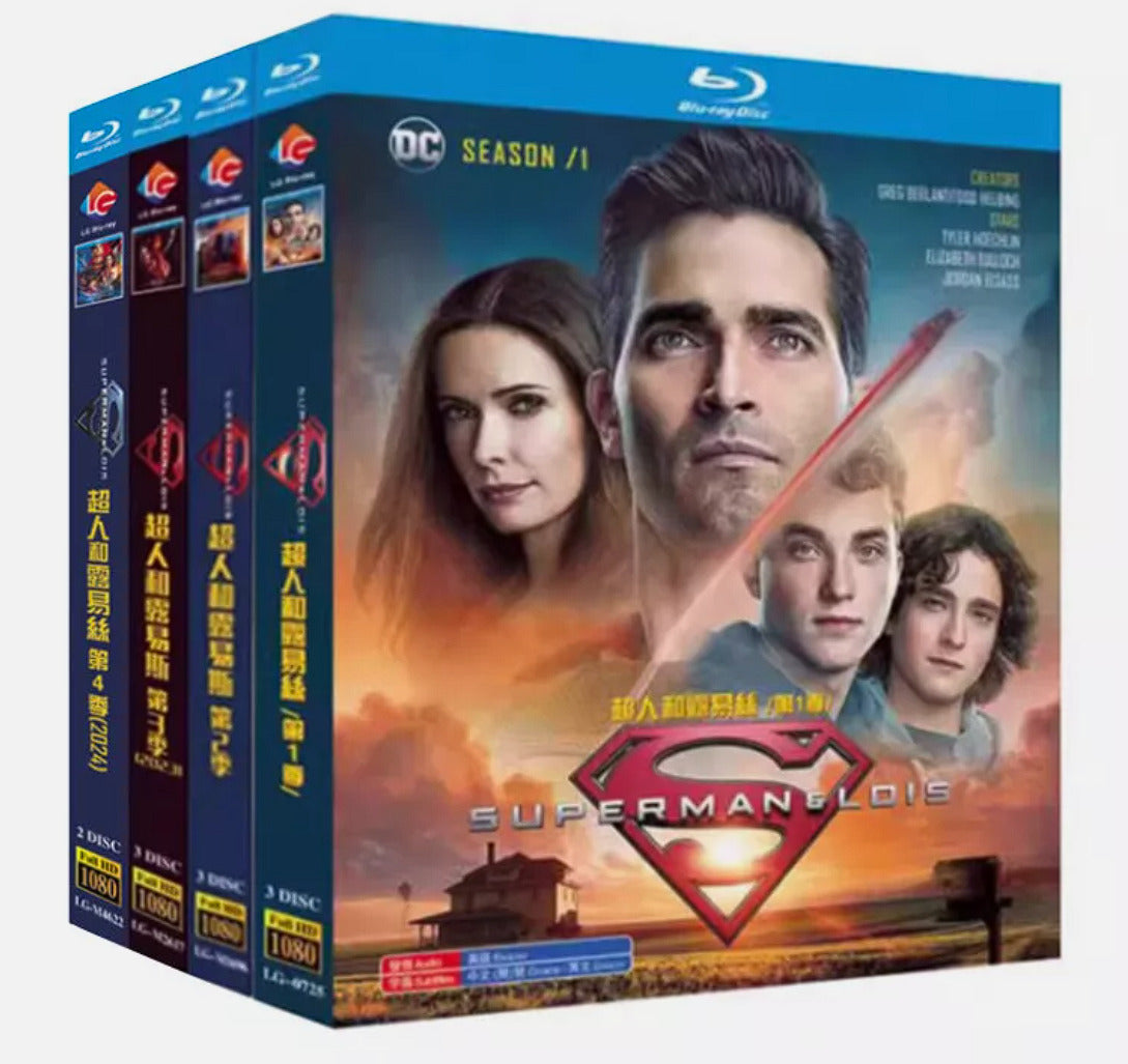 Superman & Lois Season 1-4 (2024) 11-Disc All RegionPlay 1080P Seal Box NEW Blu-ray