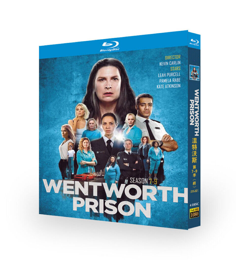 Wentworth Season 7-9 4-Disc All RegionPlay 1080P Seal Box NEW Blu-ray