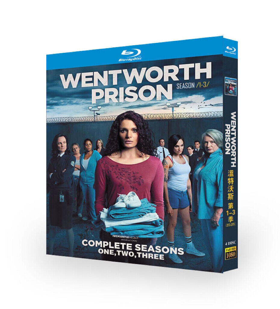 Wentworth Season 1-3 4-Disc All RegionPlay 1080P Seal Box NEW Blu-ray