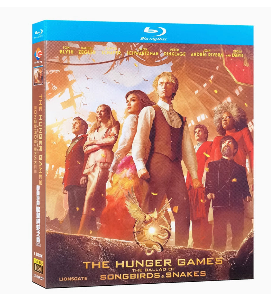 The Hunger Games: The Ballad of Songbirds & Snakes (2023 1-Disc All RegionPlay 1080P Seal Box NEW Blu-ray