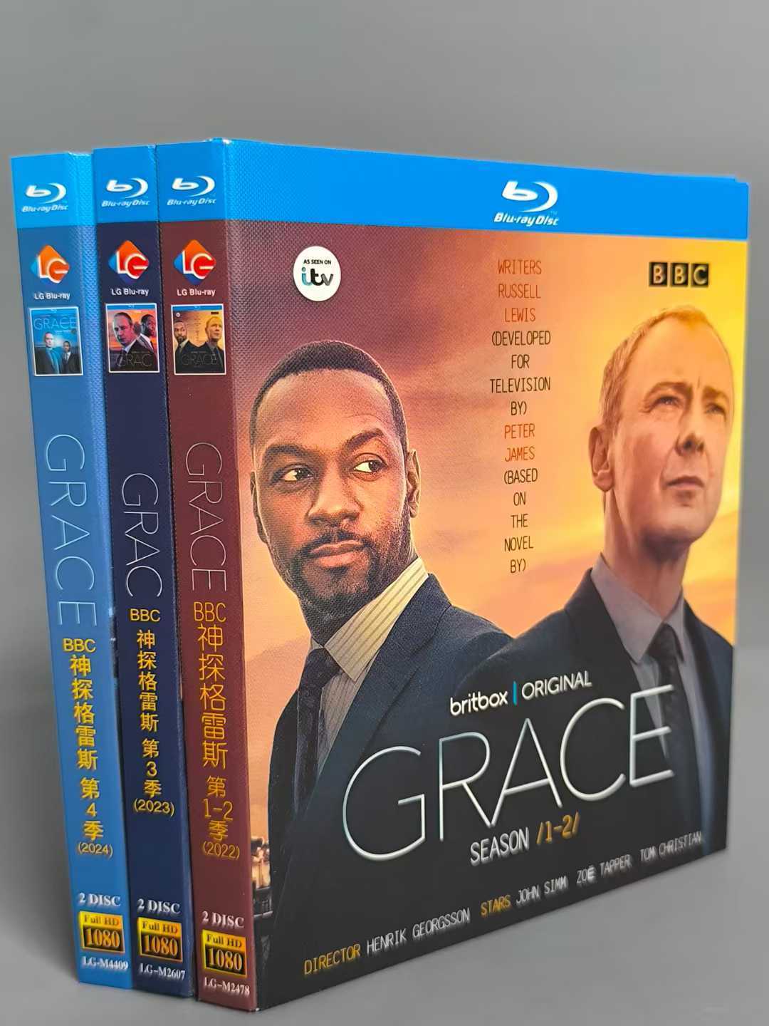 Grace Season 1-4: 6-Disc All RegionPlay 1080P Seal Box NEW Blu-ray