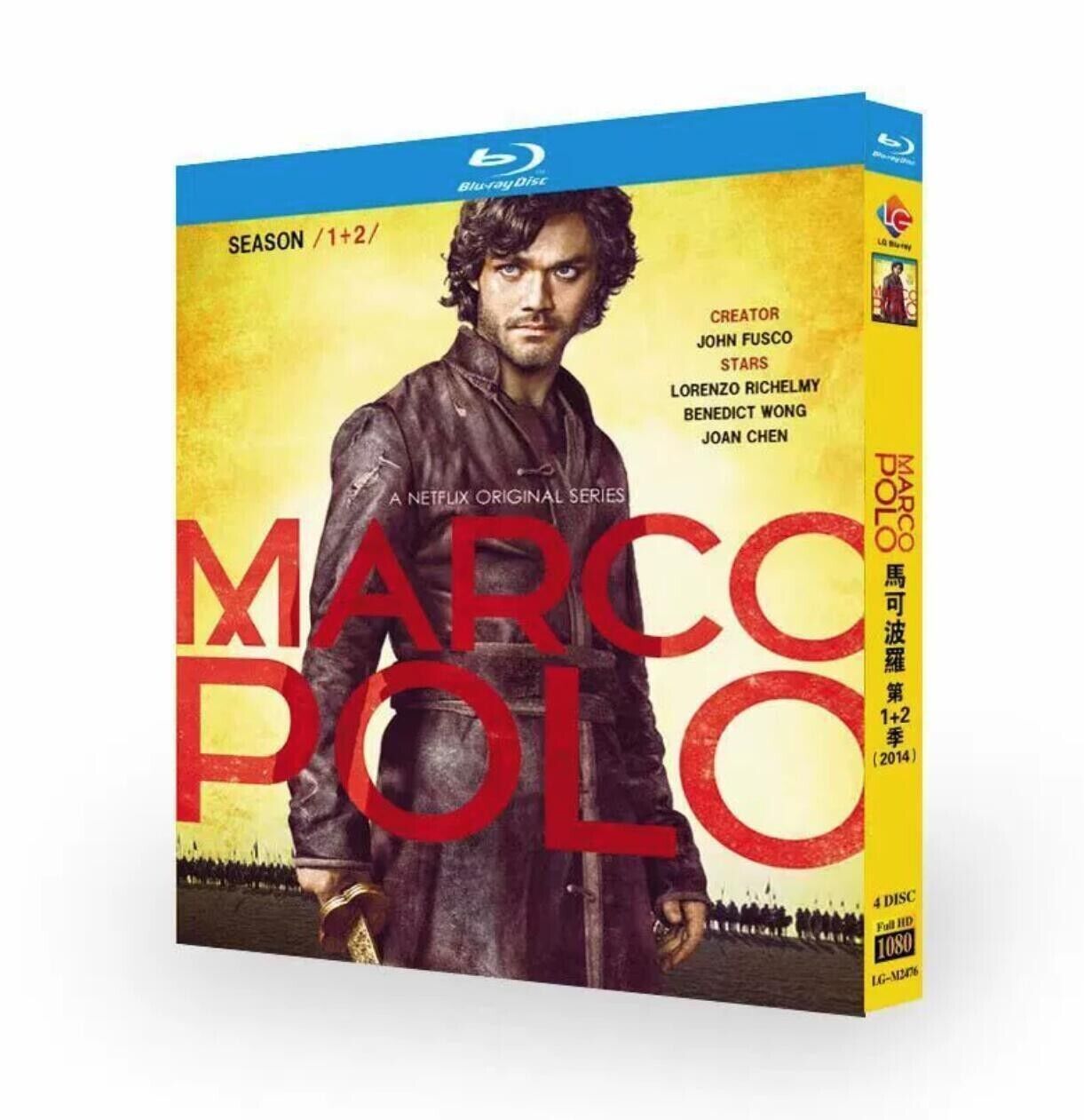 Marco Polo Season 1-2 4-Disc All RegionPlay 1080P Seal Box NEW Blu-ray