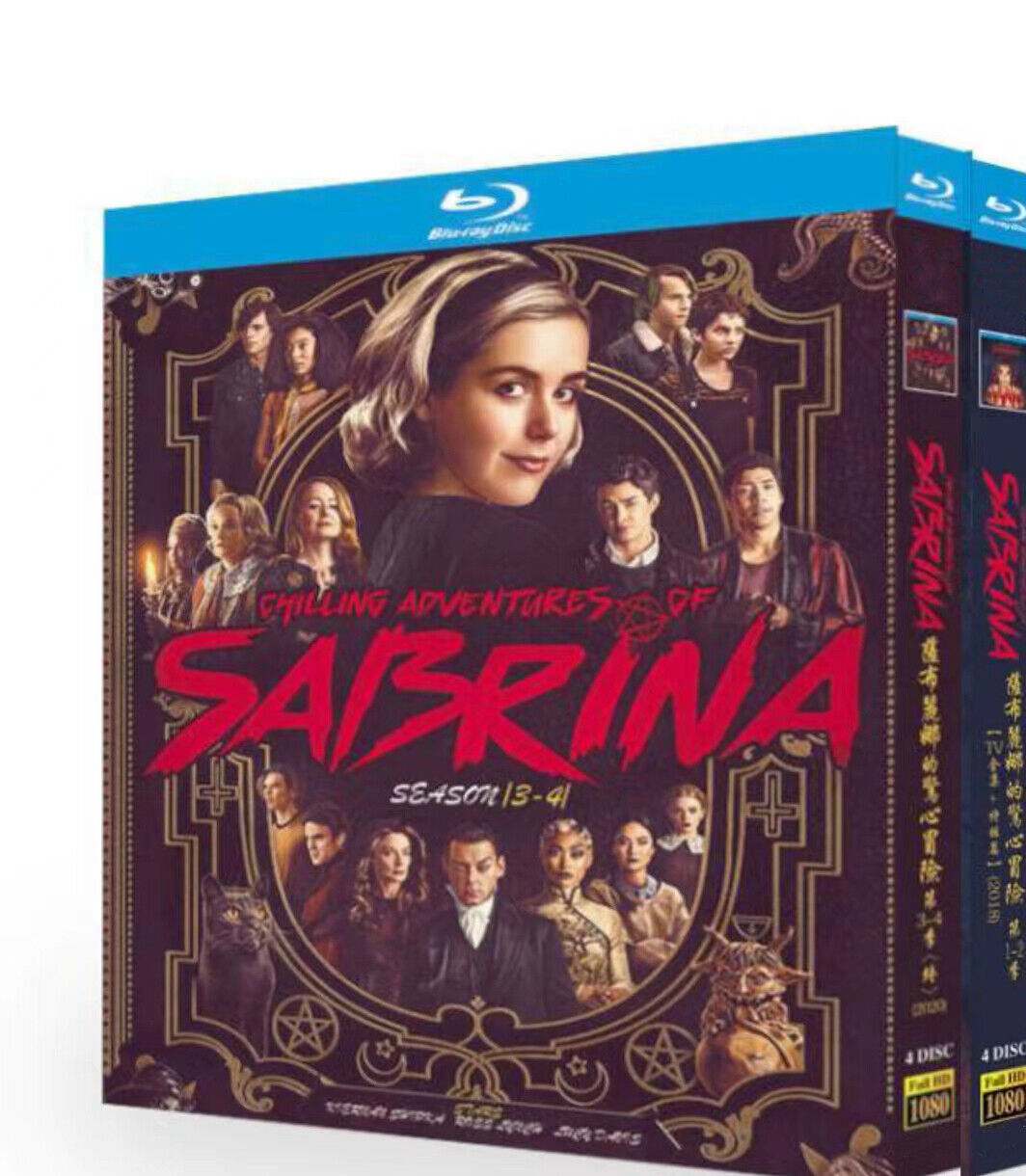 Chilling Adventures of Sabrina Season 1-4 8-Disc All RegionPlay 1080P Seal Box NEW Blu-ray