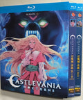 Castlevania: Nocturne Season 1-2: 2025 4-Disc All RegionPlay 1080P Seal Box NEW Blu-ray