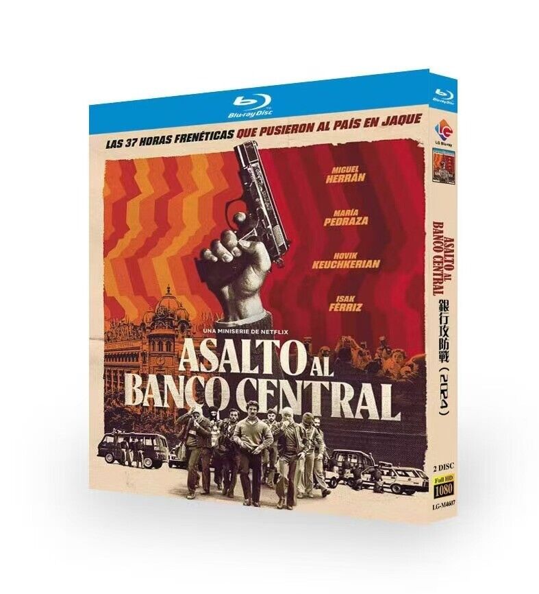 2-Disc Asalto al Banco Central All RegionPlay 1080P Seal Box NEW Blu-ray