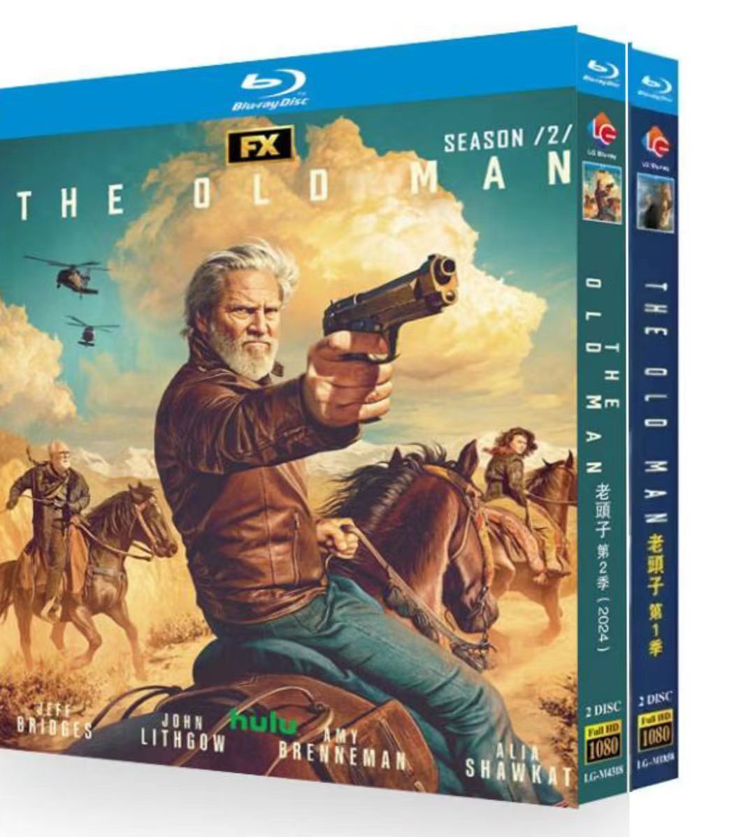 The Old Man: Season 1-2 2024 4-Disc All RegionPlay 1080P Seal Box NEW Blu-ray