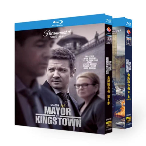 Mayor of Kingstown: Season 1-2 4-Disc All RegionPlay 1080P Seal Box NEW Blu-ray