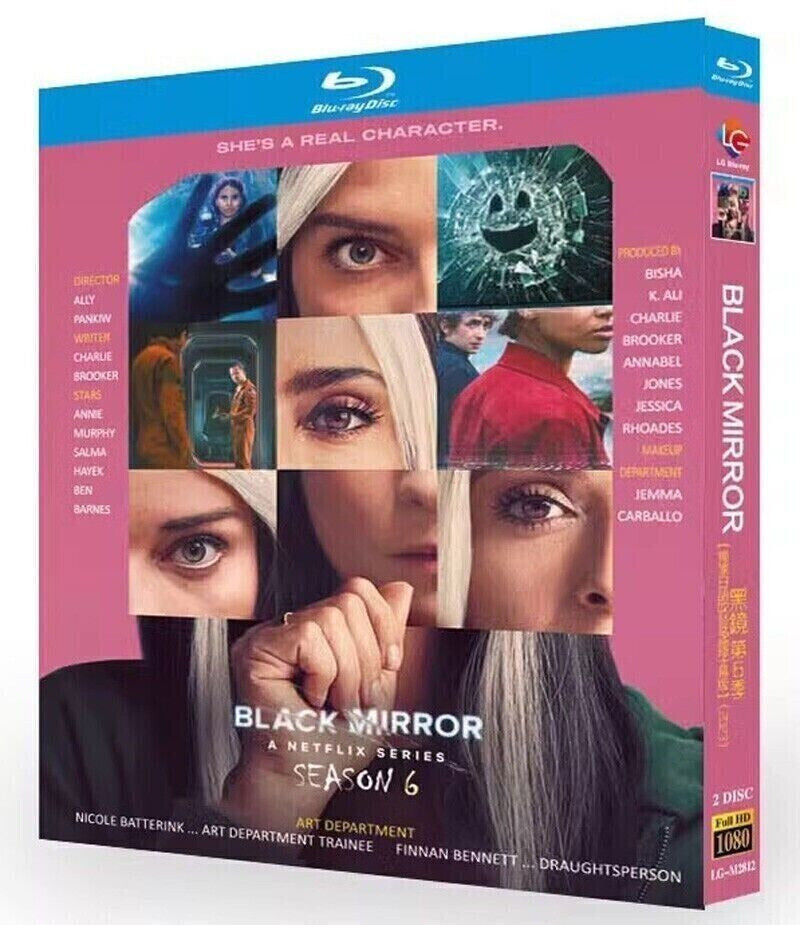 Black Mirror: Season 6 2023 2-Disc All RegionPlay 1080P Seal Box NEW Blu-ray