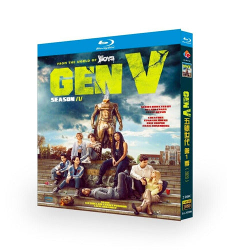 GEN V: Season 1 2023 2-Disc All RegionPlay 1080P Seal Box NEW Blu-ray