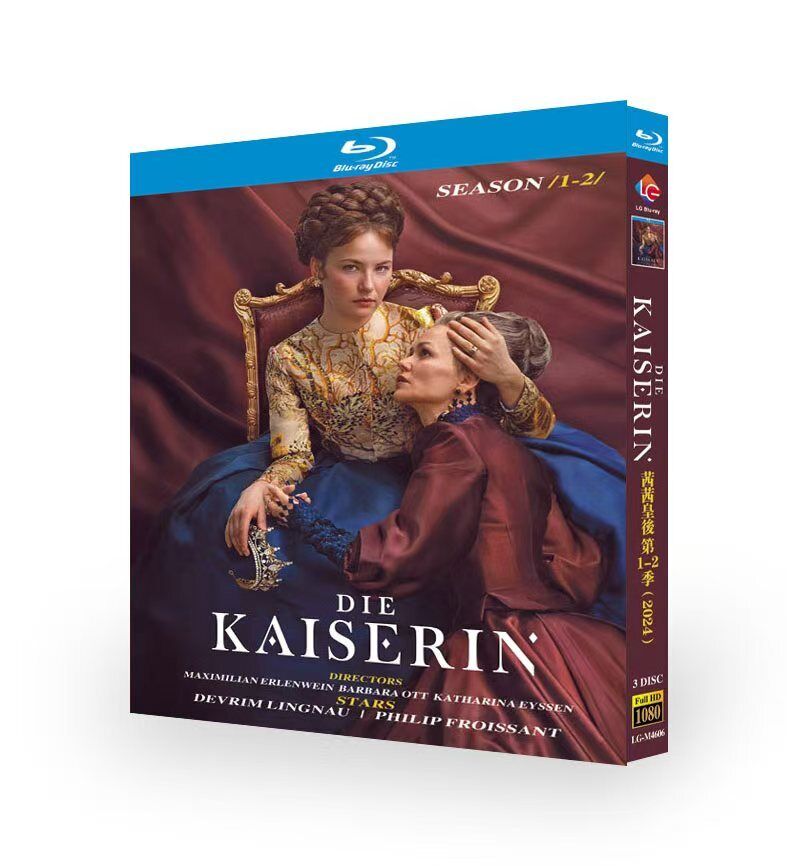 Die Kaiserin: (The Empress)Season 1-2 2024 3-Disc All RegionPlay 1080P Seal Box NEW Blu-ray