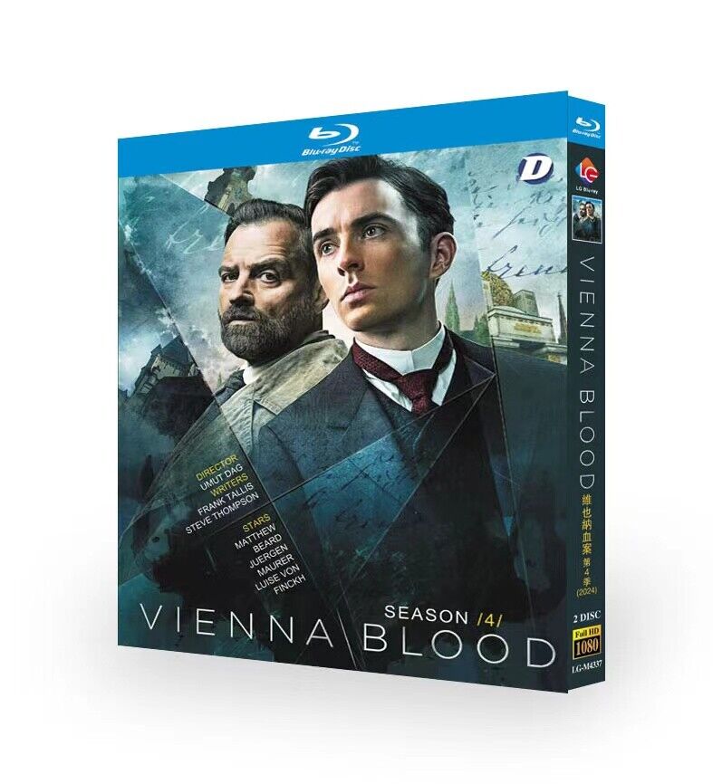 Vienna Blood: Season 4 2024 2-Disc All RegionPlay 1080P Seal Box NEW Blu-ray