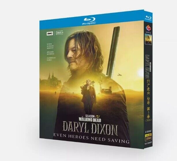 The Walking Dead: Daryl Dixon Season 2 2-Disc All RegionPlay 1080P Seal Box NEW Blu-ray