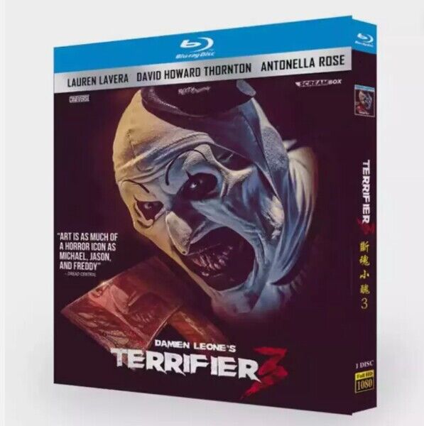Terrifier 3 (2024) 1-Disc All RegionPlay 1080P Seal Box NEW Blu-ray