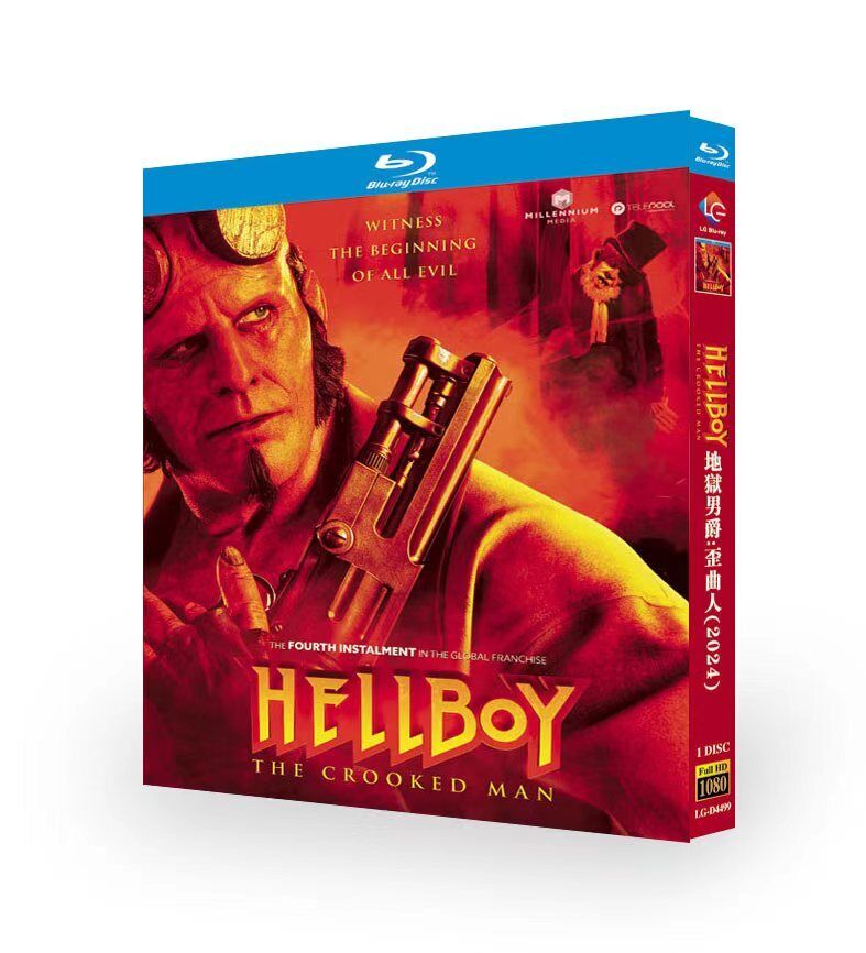 Hellboy: The Crooked Man: 2024 1-Disc All RegionPlay 1080P Seal Box NEW Blu-ray