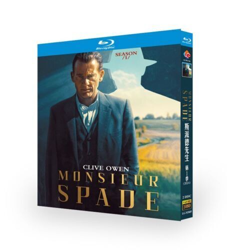 Monsieur Spade: Season 1 2024 2-Disc All RegionPlay 1080P Seal Box NEW Blu-ray