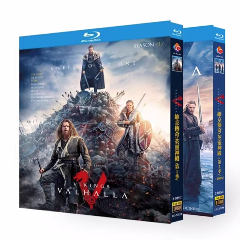 Vikings: Valhalla: Season 1-2 5-Disc All RegionPlay 1080P Seal Box NEW Blu-ray