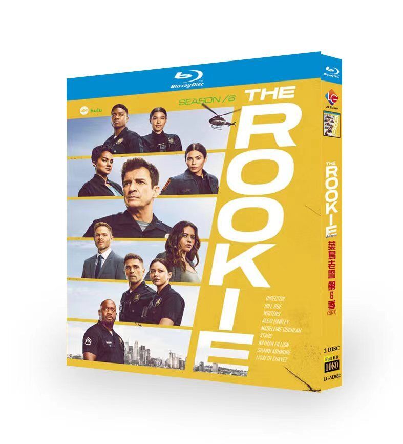 The Rookie: Season 6 2024 2-Disc All RegionPlay 1080P Seal Box NEW Blu-ray